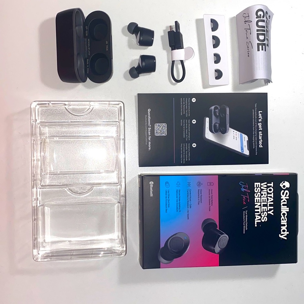 Skullcandy Jib True Wireless Earbuds Model S1JTW Gray & Black - NEW with…